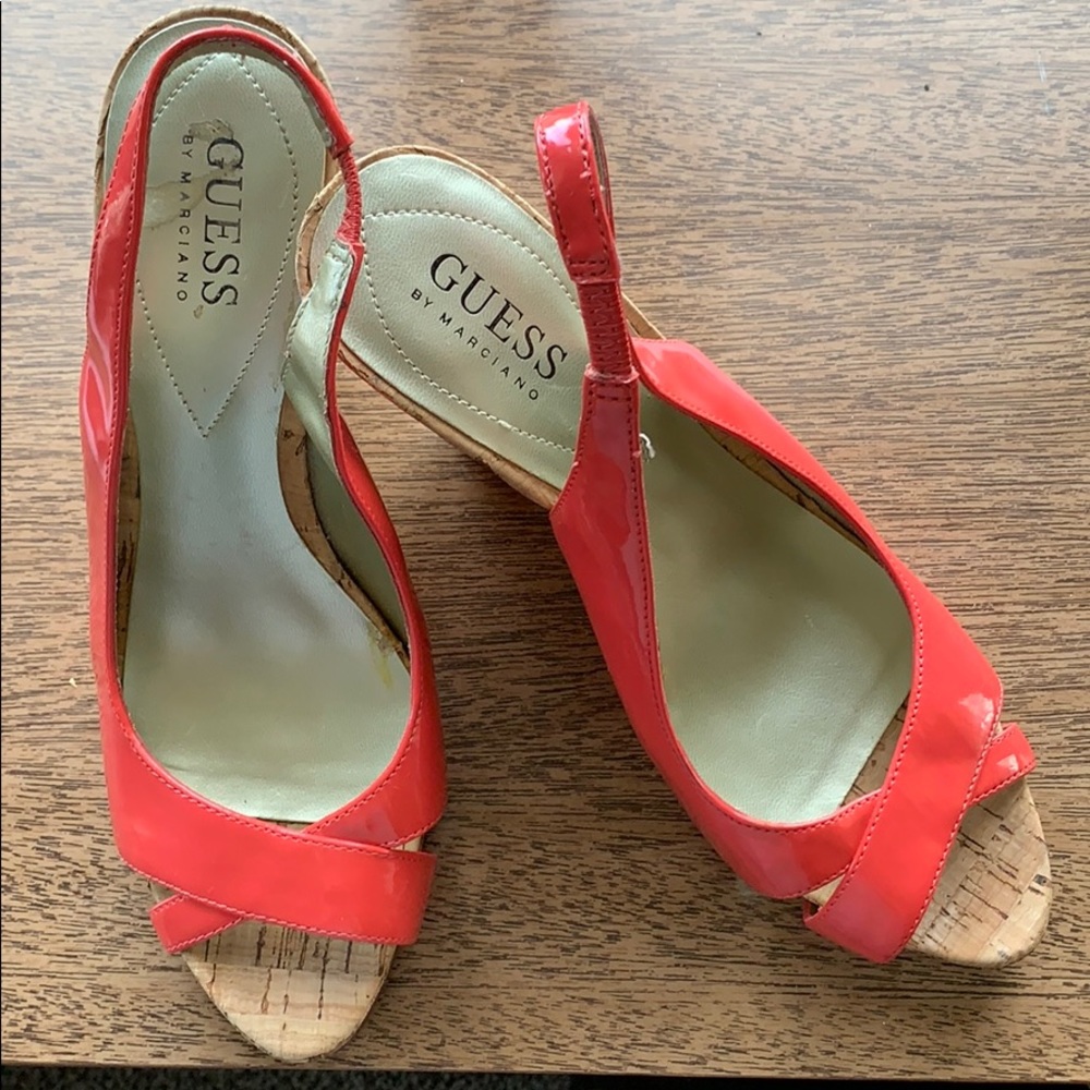 Guess by Marciano cork wedges